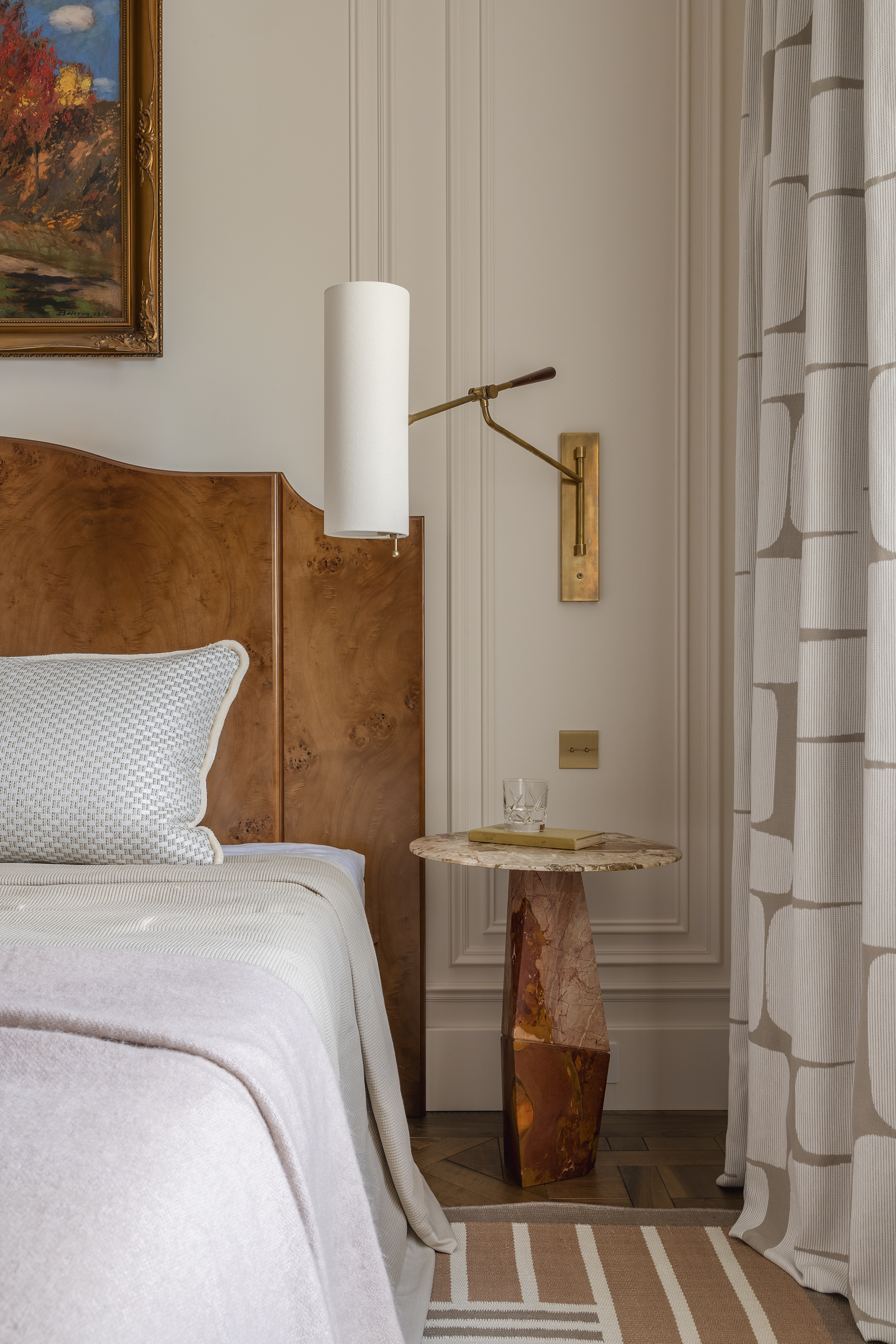 美好时代、装饰艺术、中世纪现代主义与粗野主义公寓丨乌克兰丨Yana Molodykh-35