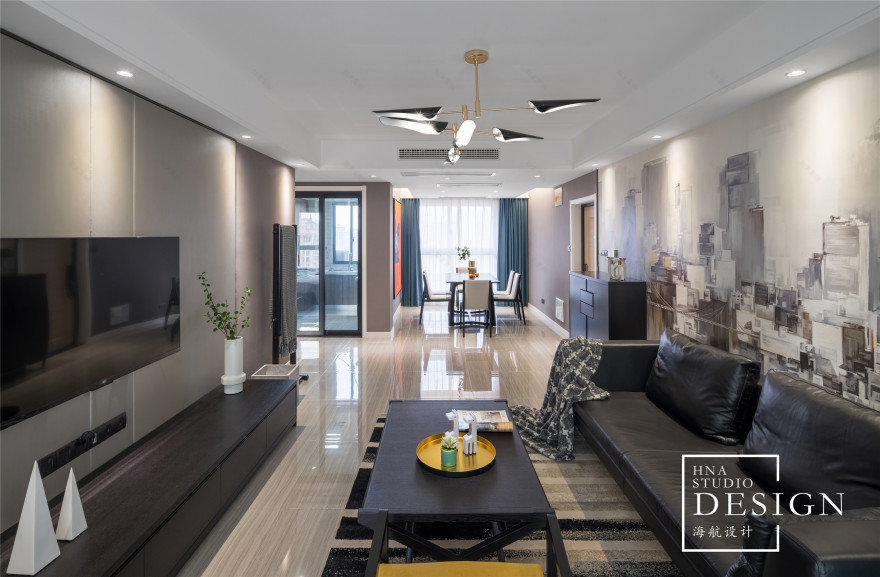 海航设计 | 银河湾第一城◣暖阳◥140平现代风格-13