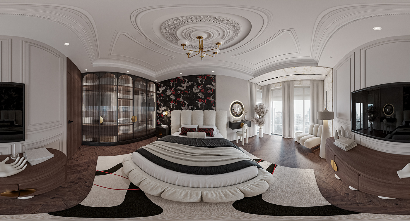 保加利亚 90 平欧式空间设计-37