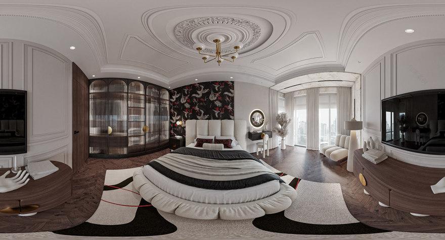 保加利亚 90 平欧式空间设计-37