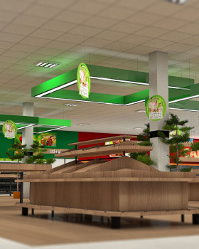 Costa Azul Supermercado/Supermarket Signage/Sinalização