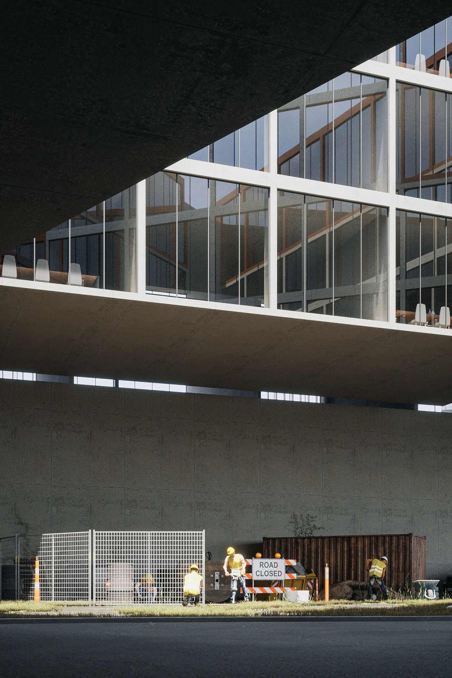 施工中的办公大楼-8