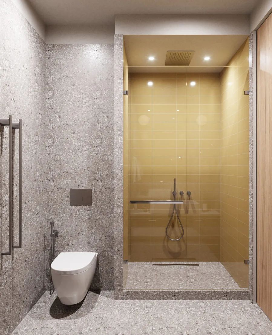 莫斯科 106㎡现代简约家居，融入苏联构成主义风格-132