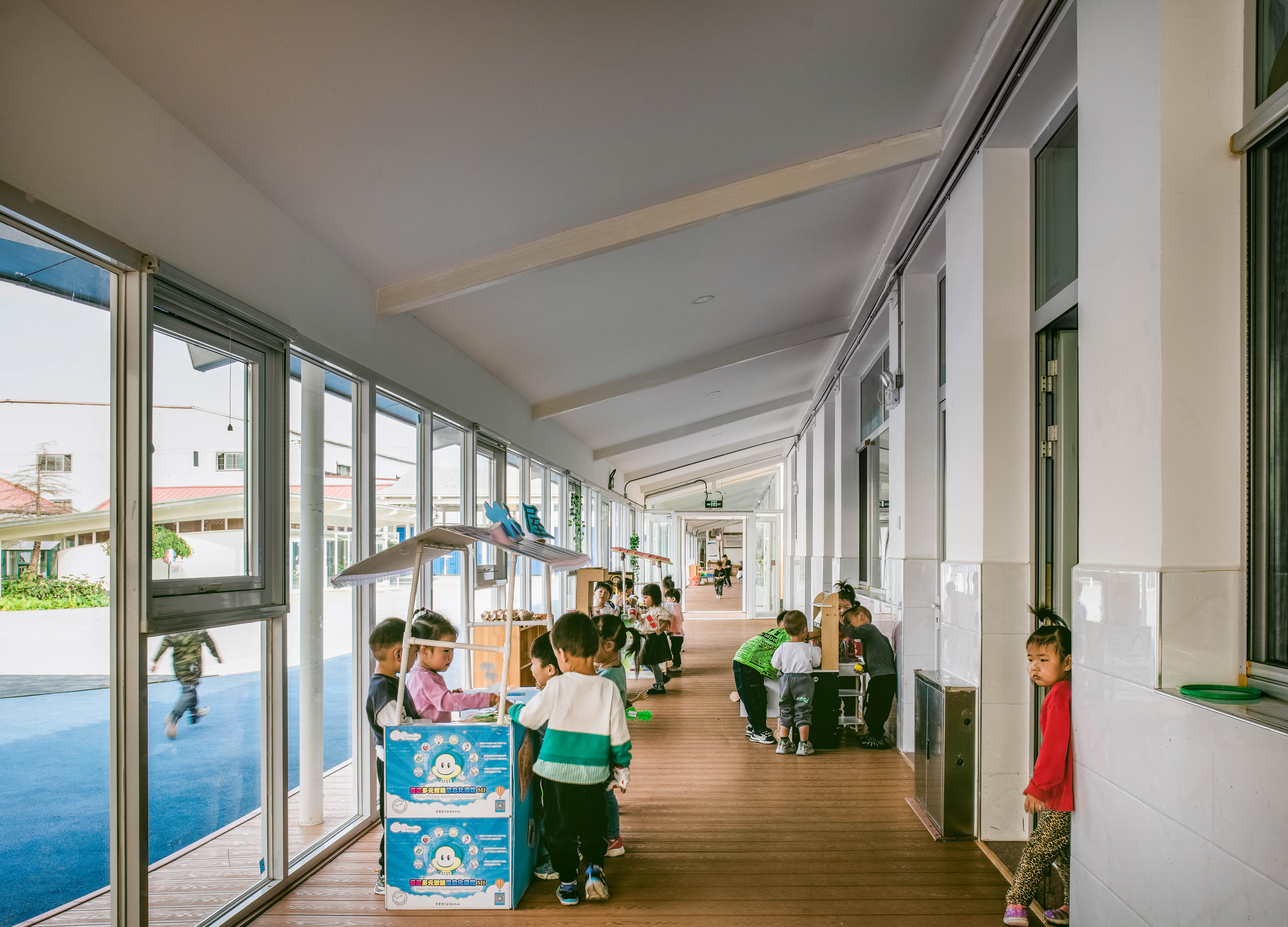 探学环  献县阳光幼儿园:环廊将新旧空间串联丨中国河北丨众建筑-49