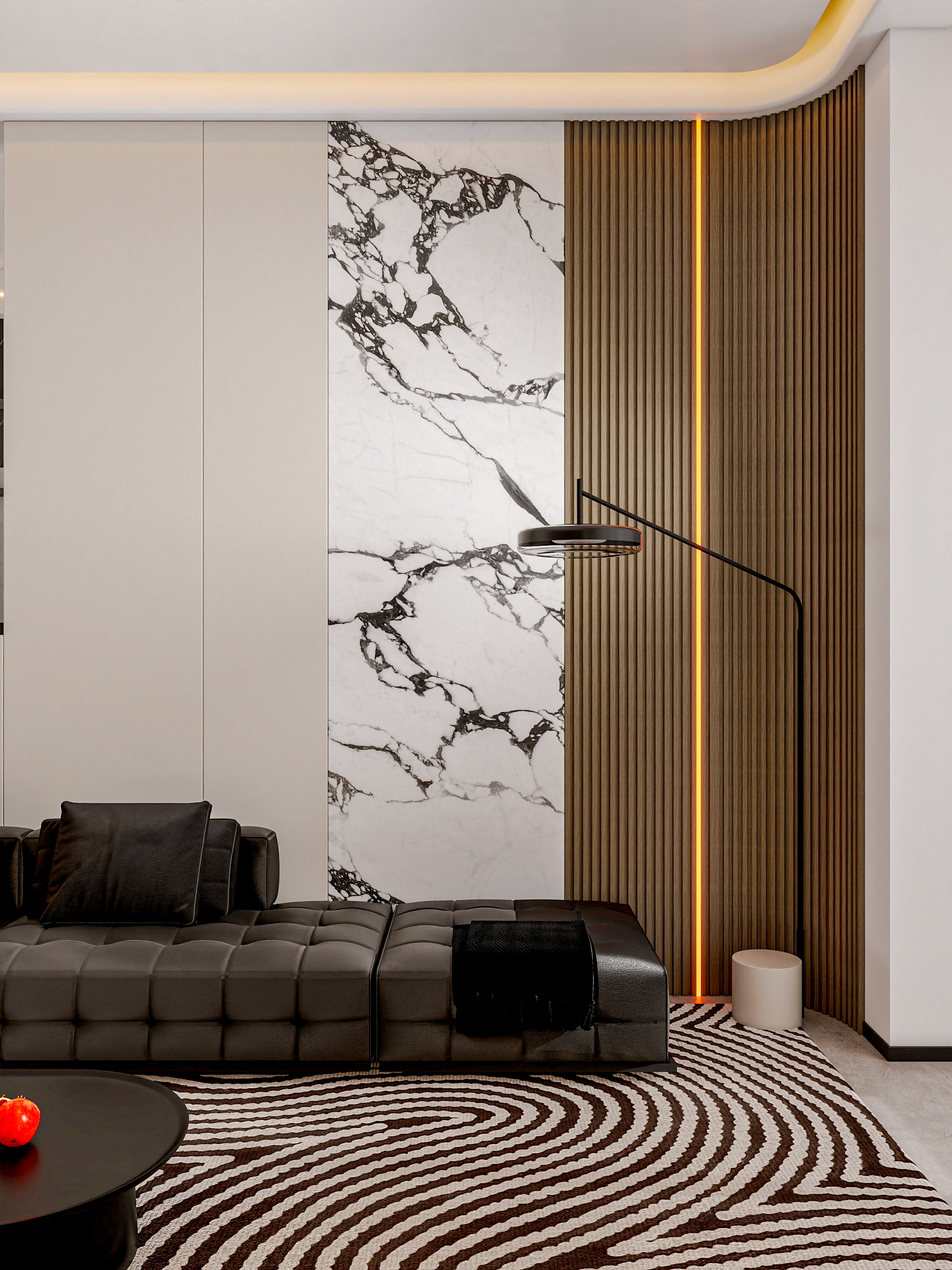 上海浅水湾花园（408平方现代简约别墅）-3