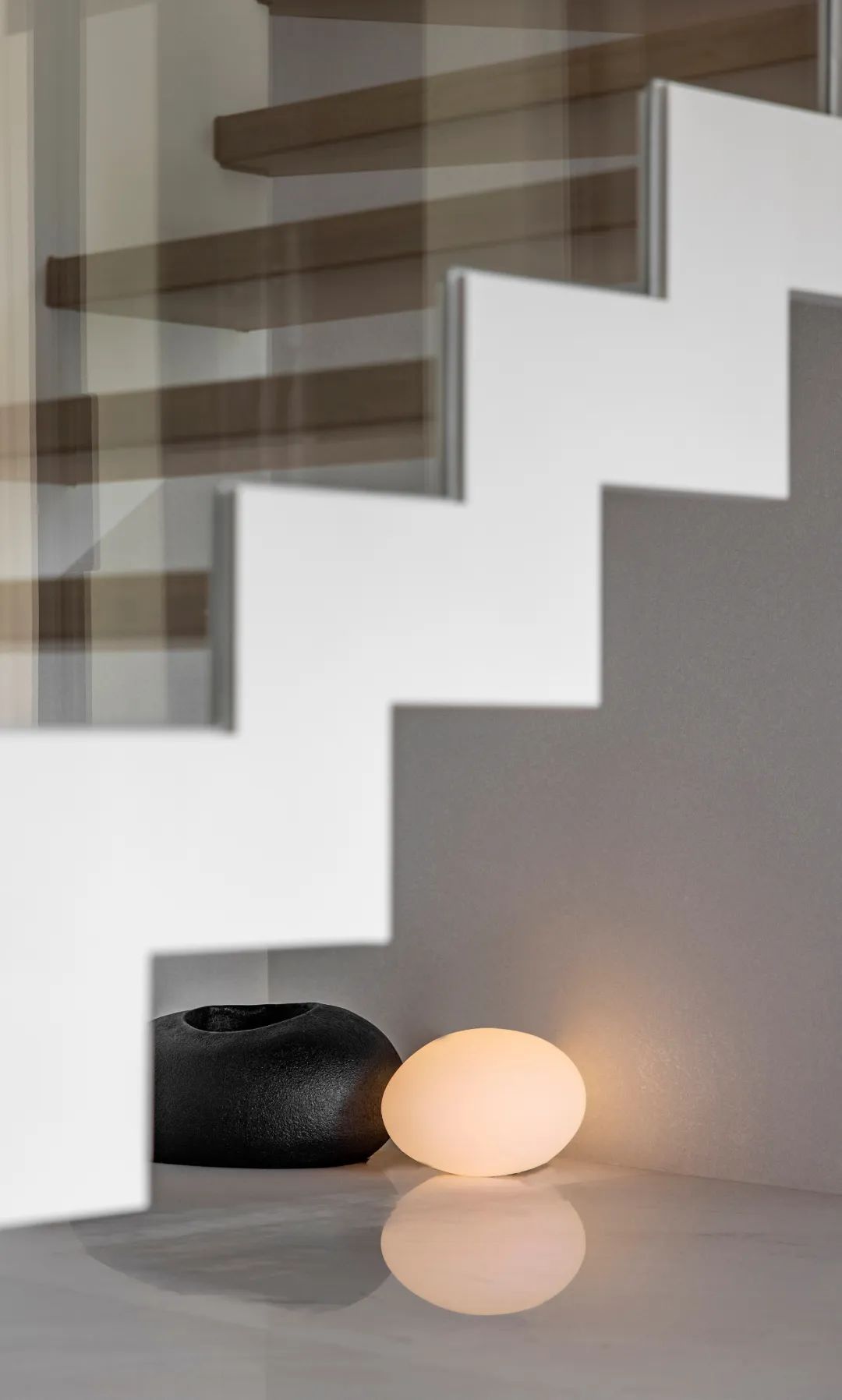 黑白灰的优雅奏鸣曲 · 原石空间设计的 170㎡上跃公寓丨中国温州-24