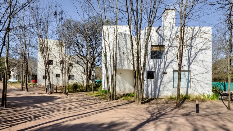 阿根廷相思树森林中的简约住宅群-26