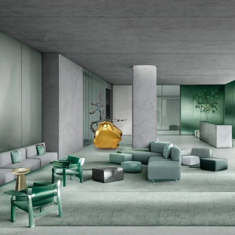 都市中的绿色疗愈办公空间设计丨广州GBD设计机构-36