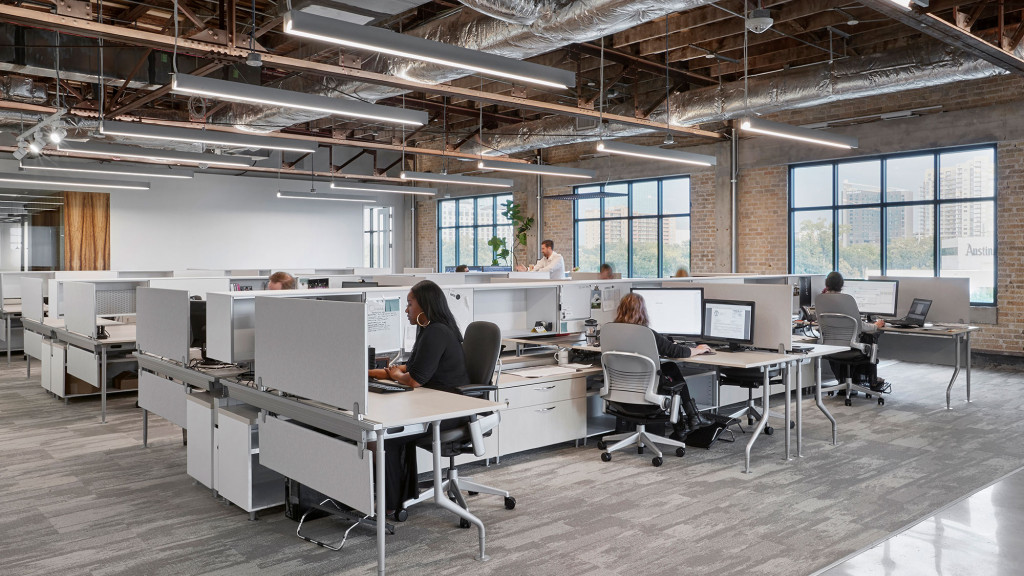 Austin 历史建筑中的现代照明实验室——Gensler 打造 Hossley 新空间-6