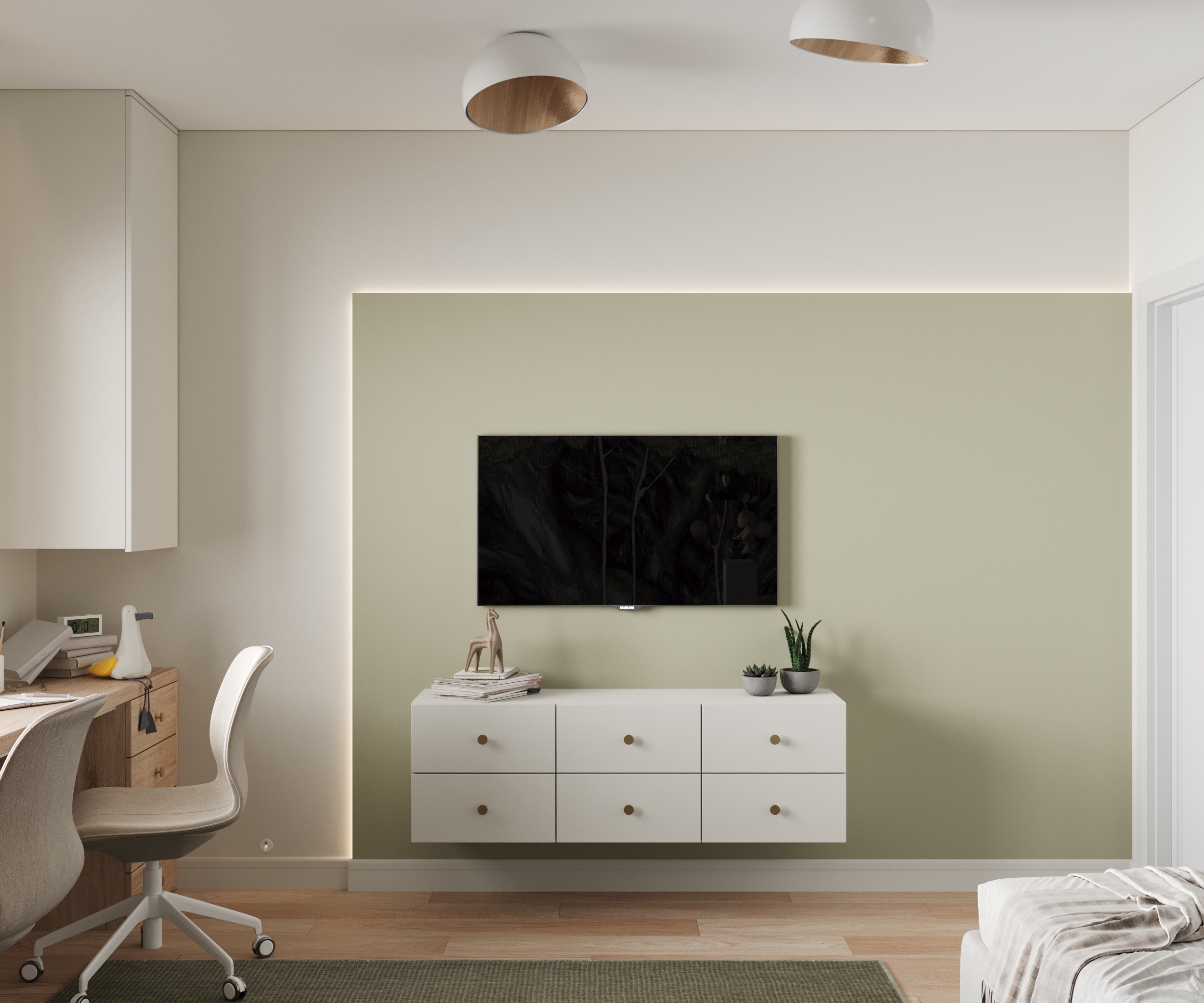 Bright apartment for a family-17