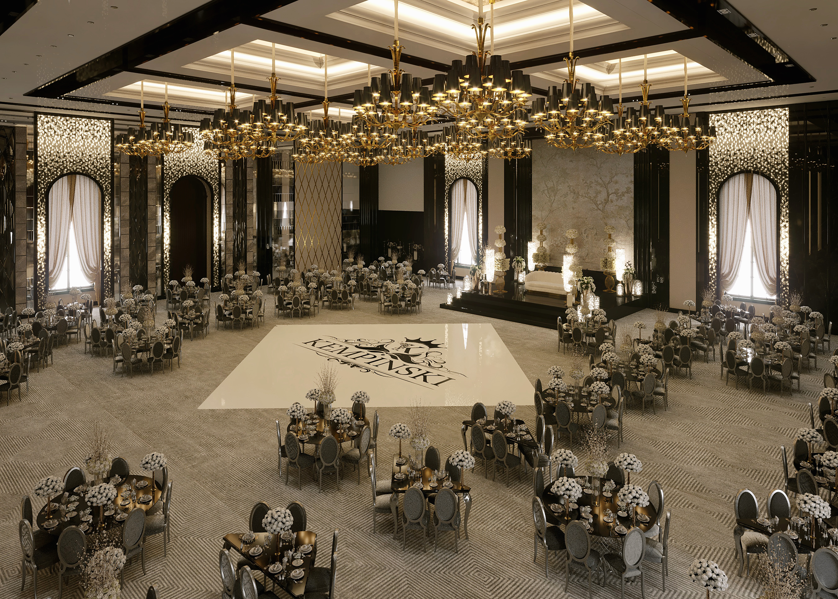 凯宾斯基婚礼大厅丨埃及丨MENNA YOUSSEF-12