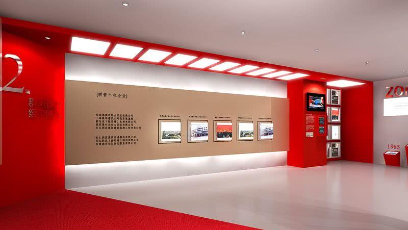 长江之路 | 长江村村史馆的红色飘带设计-9