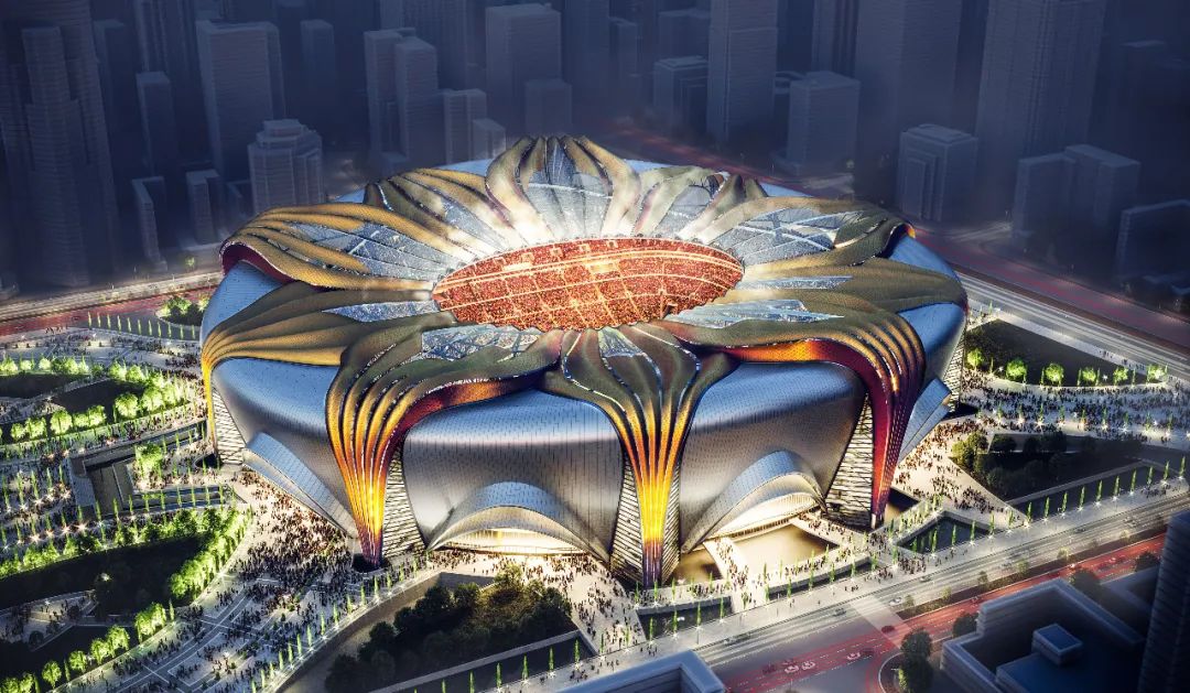 恒大新球场“莲冠”方案亮相,现代科技感十足-52