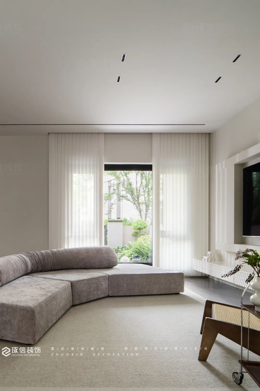 湖山壹号法式混搭别墅设计丨中国重庆丨琢信装饰-3