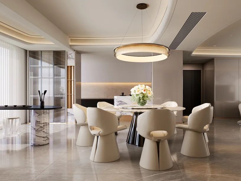 210㎡现代轻奢丨江山印·云玺丨中国阳江丨纵向·空间设计-13