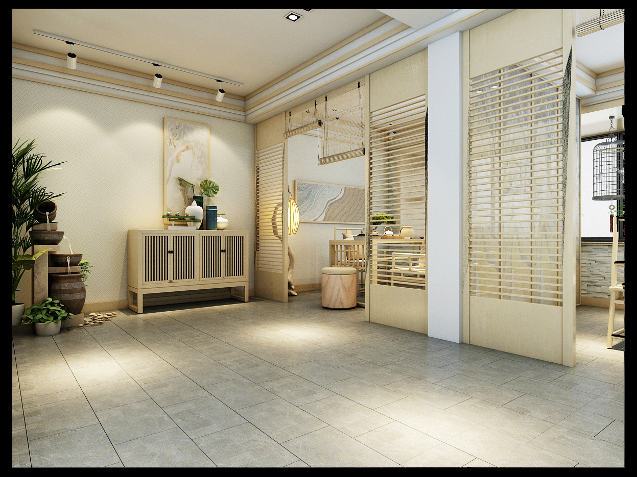 现代中式风格茶社-7