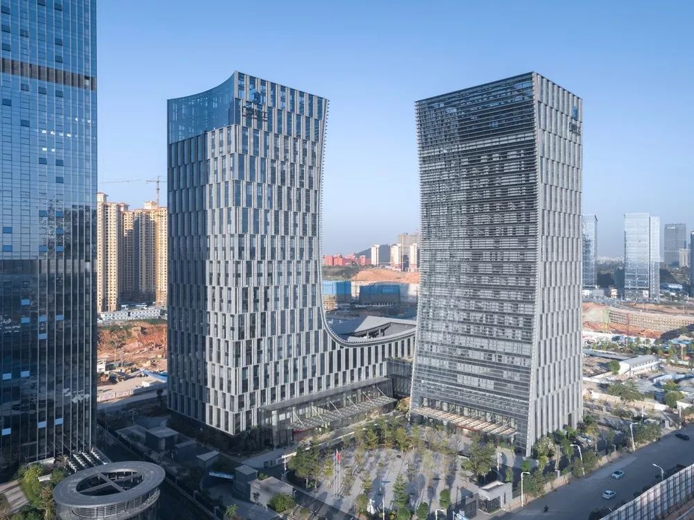 广西建工大厦 | 邕江意象的跃动与精致室内设计-1