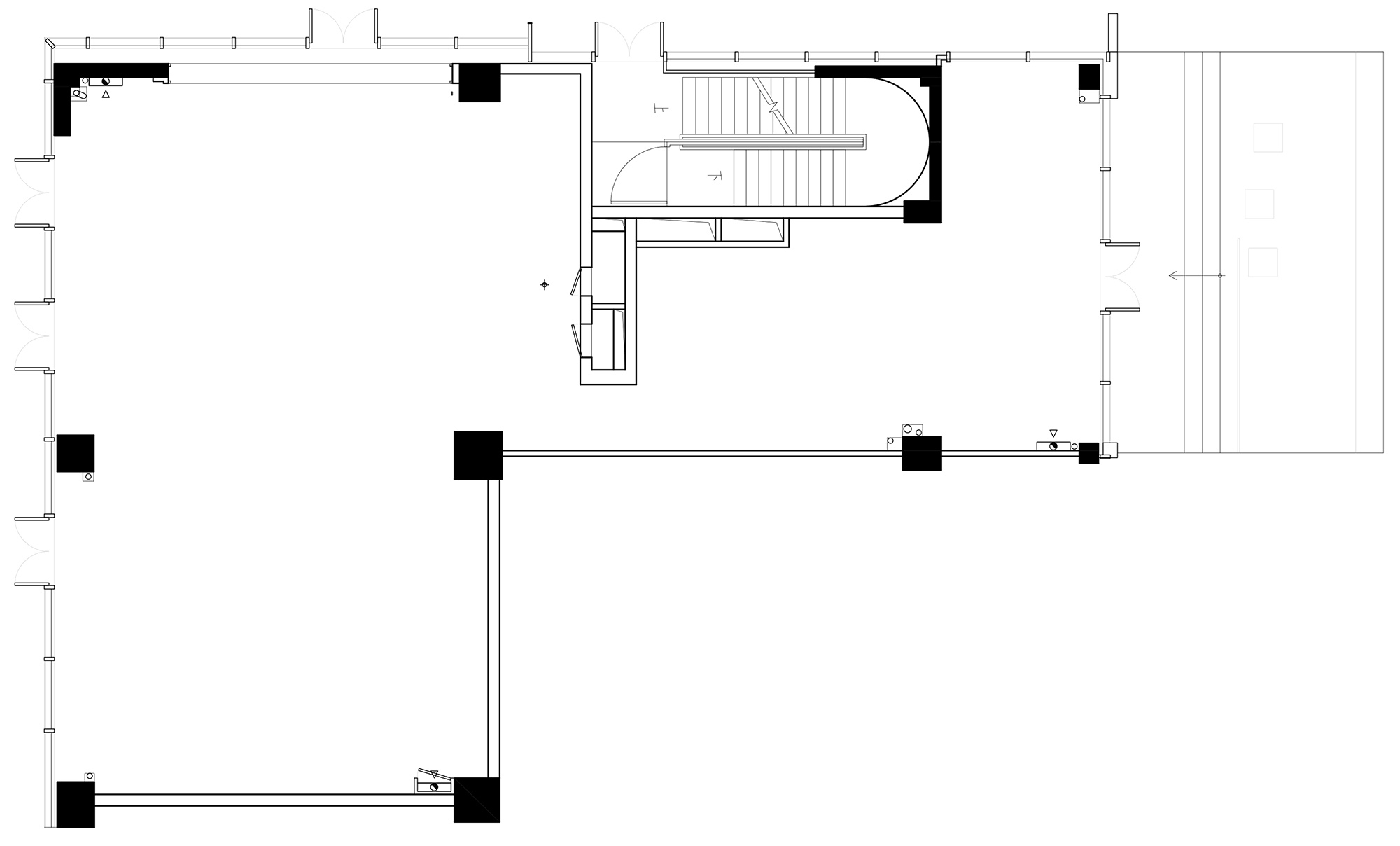 现代中古风理发店丨中国杭州丨尔景空间设计-45