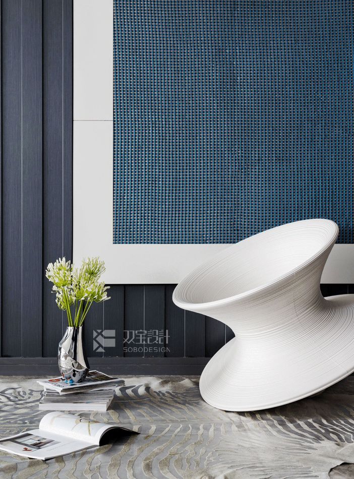 极昼极夜混搭风,打造 240 平米珊瑚水岸新视界-33