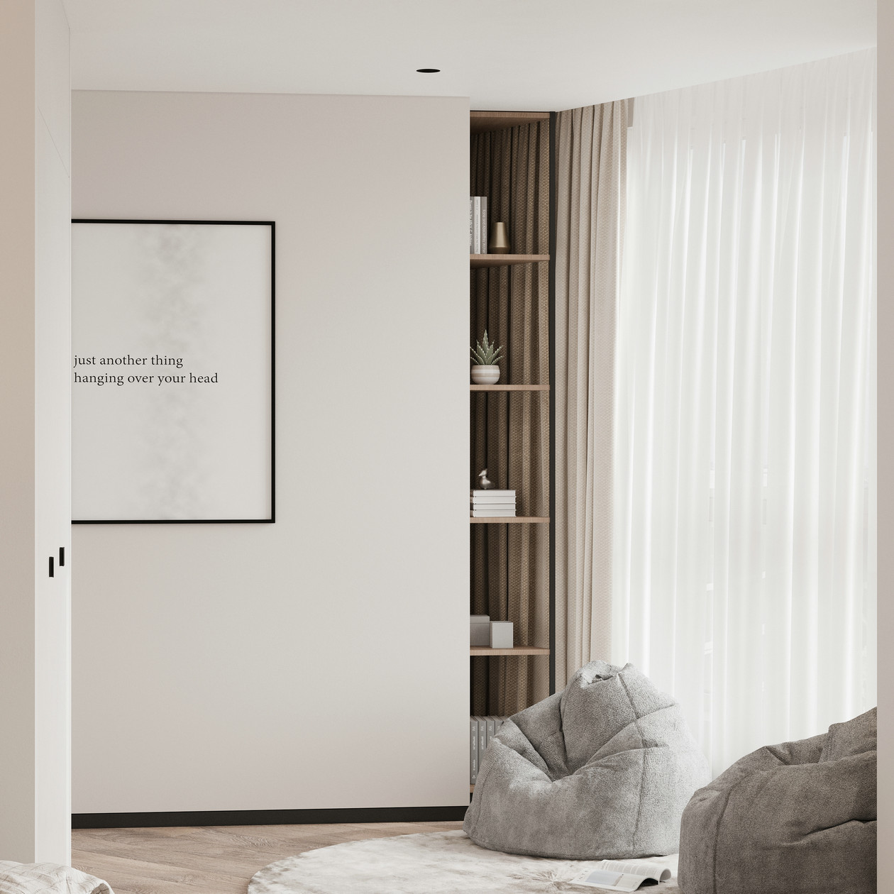 原木+高级灰 打造出精致优雅的居住空间-20