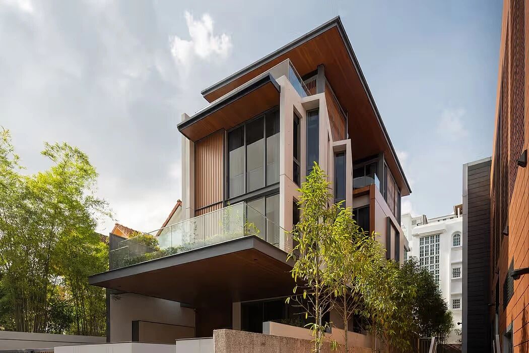 廊屋;走廊房(注:Verandah指走廊、游廊,结合House,廊屋表意较简洁精准,但走廊房表意更直白,具体可根据实际语境确定最合适的表述) 丨新加坡丨Mark 12 Architects-0