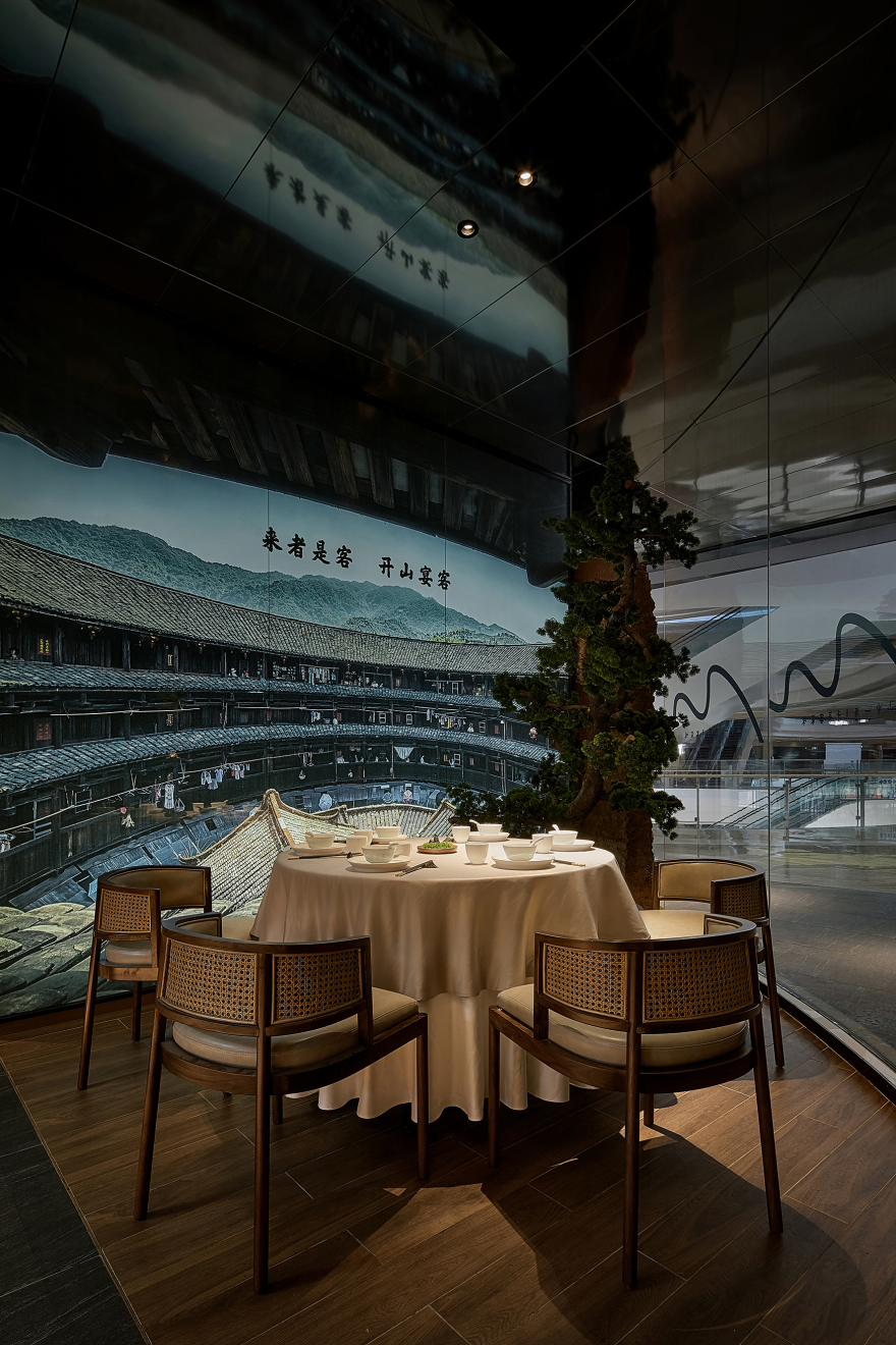 有山设计×靠山 | 山中一席,千年客家味|餐饮空间设计-20
