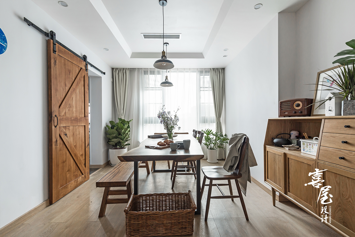 成都 150 平米新中式家居,实木演绎环保自然空间-23