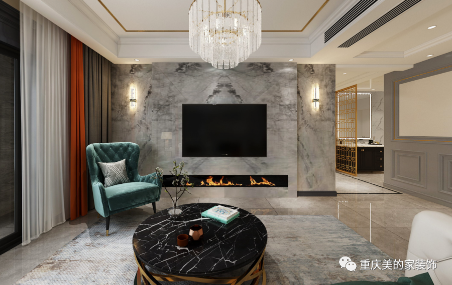 九里晴川 137㎡现代美式轻奢，浪漫高级生活空间-16