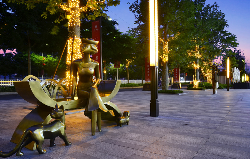 陆丰龙光玖龙府居住区 现代景观设计典范-12