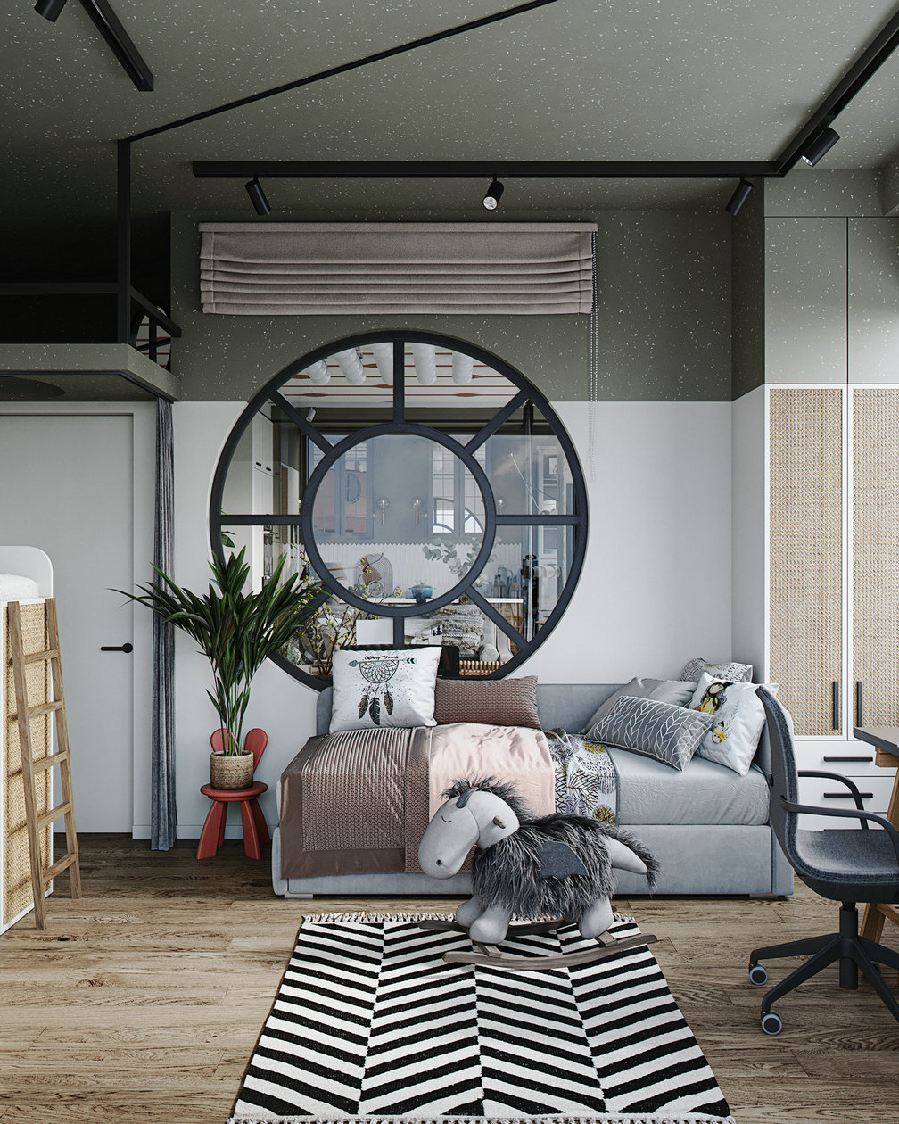 81㎡混搭风公寓设计-11