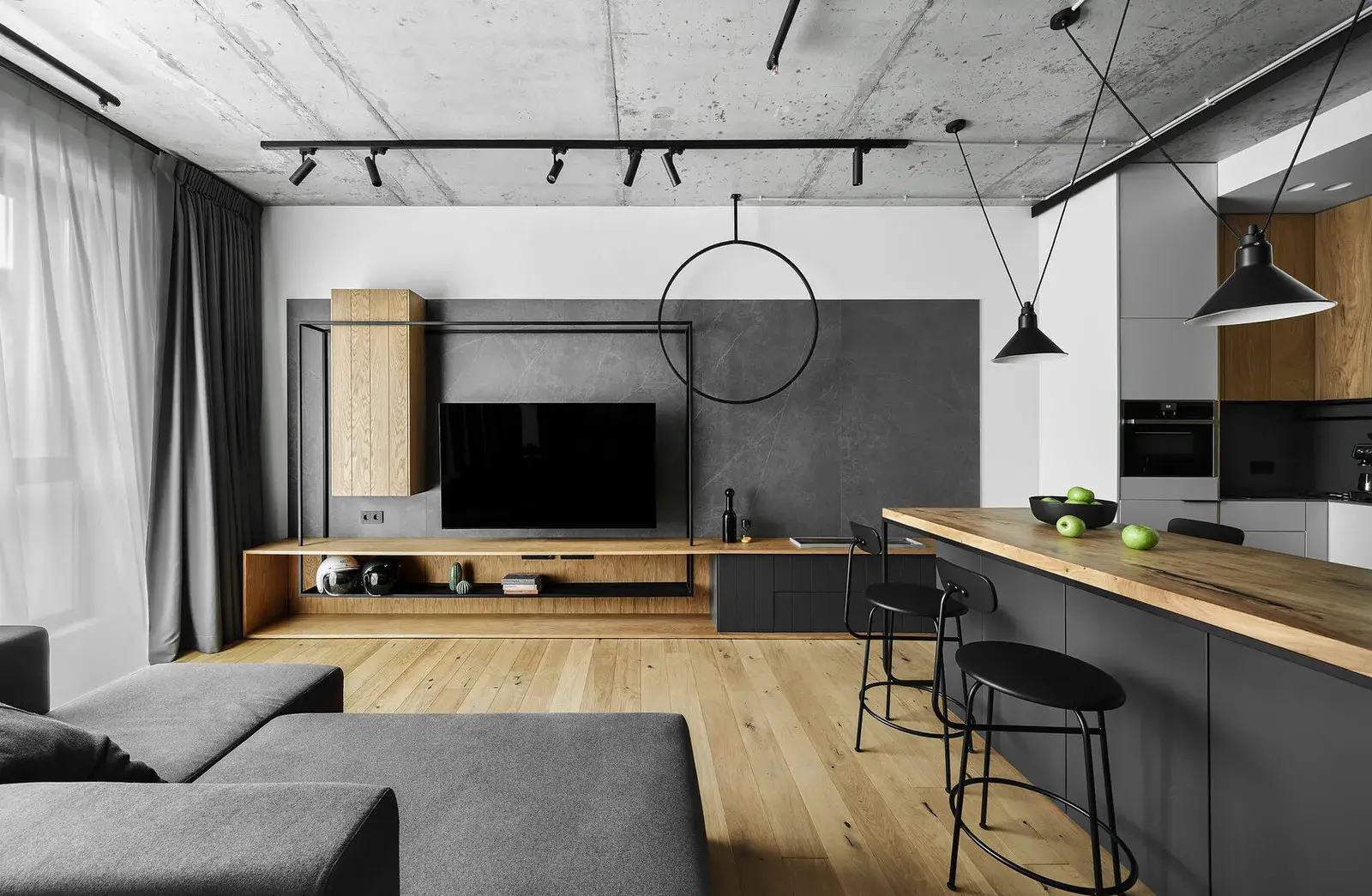 莫斯科 47m2 可调节公寓,日式设计魅力-6