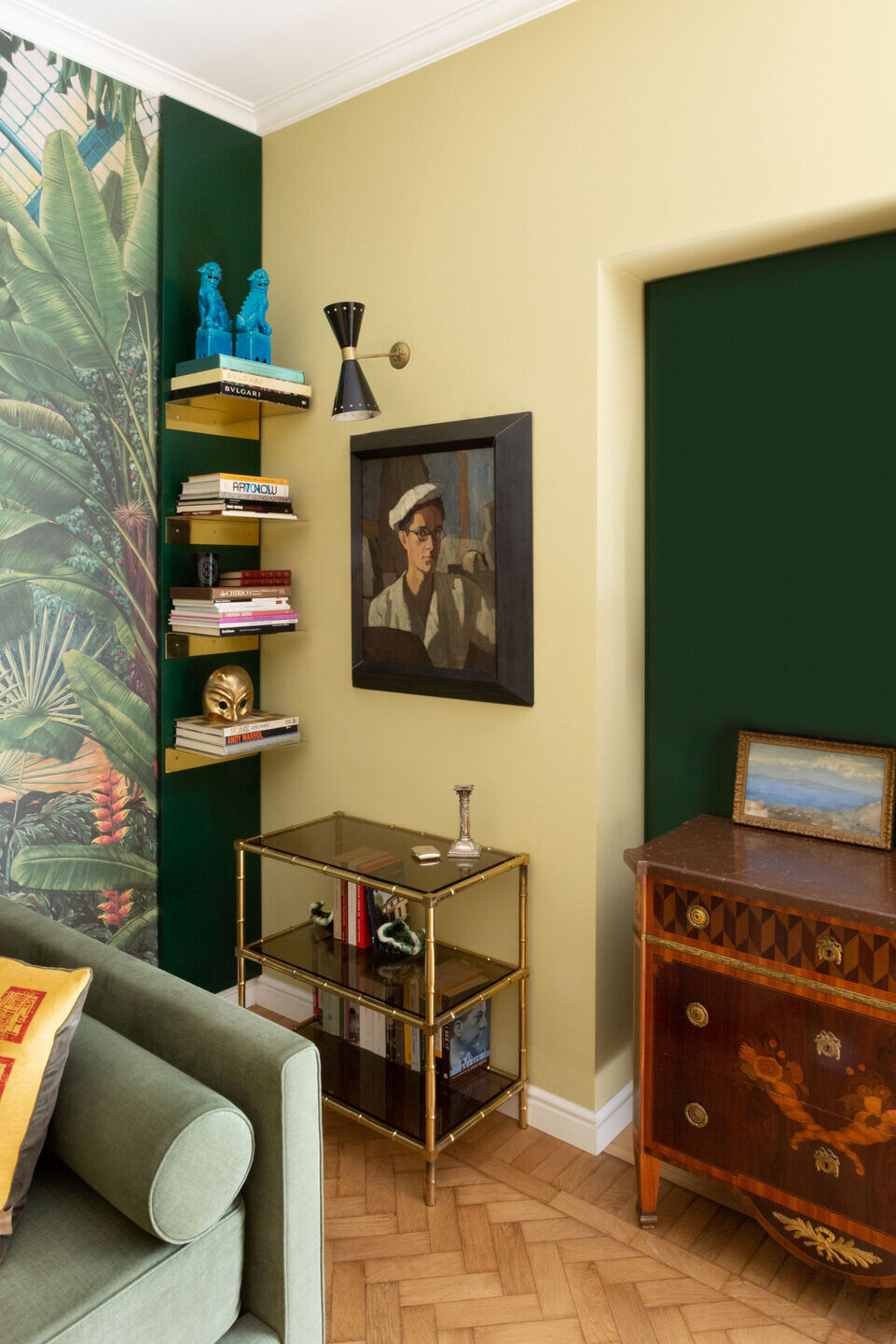 罗马 Parioli 区绿色现代公寓设计丨意大利罗马丨Punto Zero Architetti-9