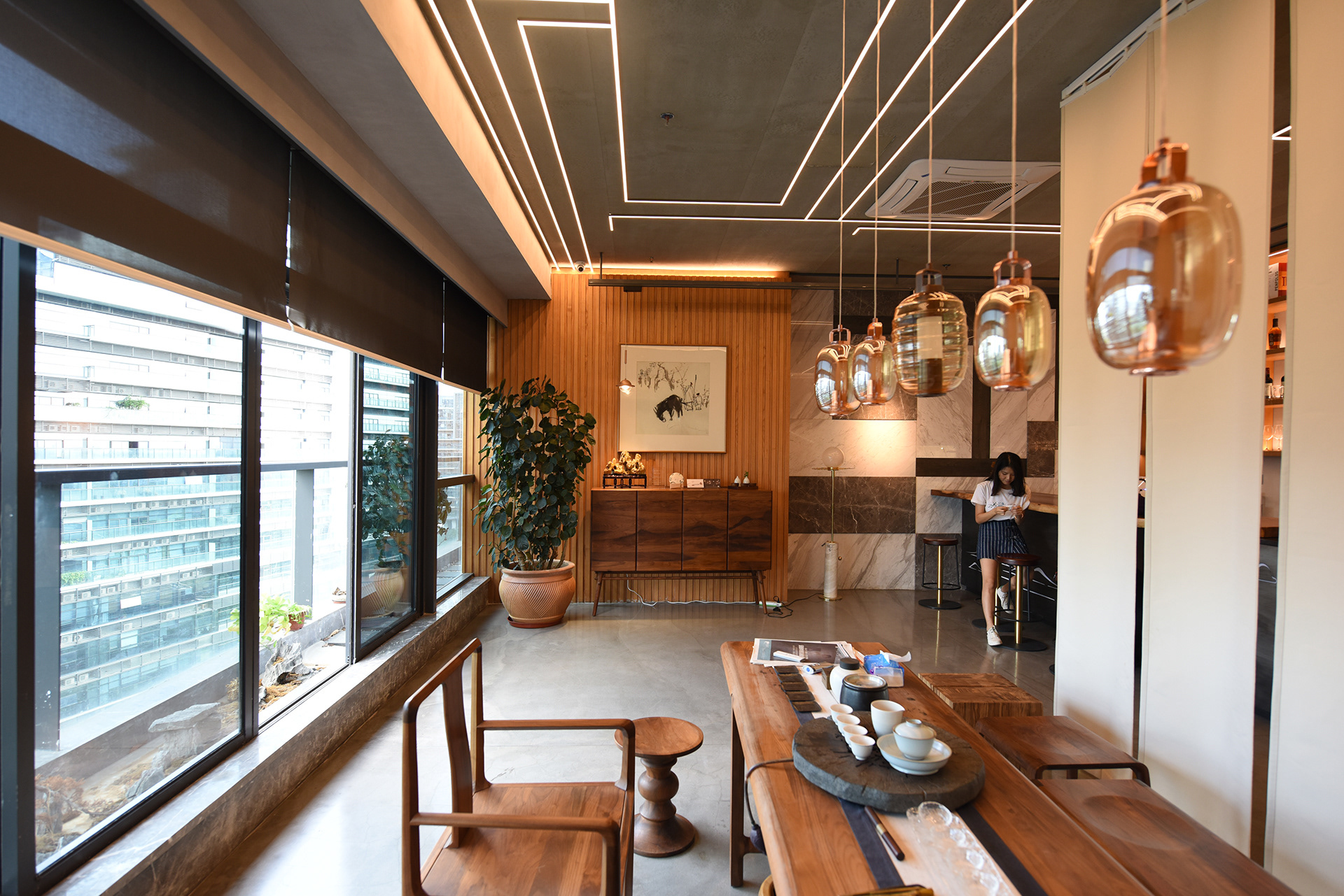 东莞办公室灯光设计案例丨中国东莞-9