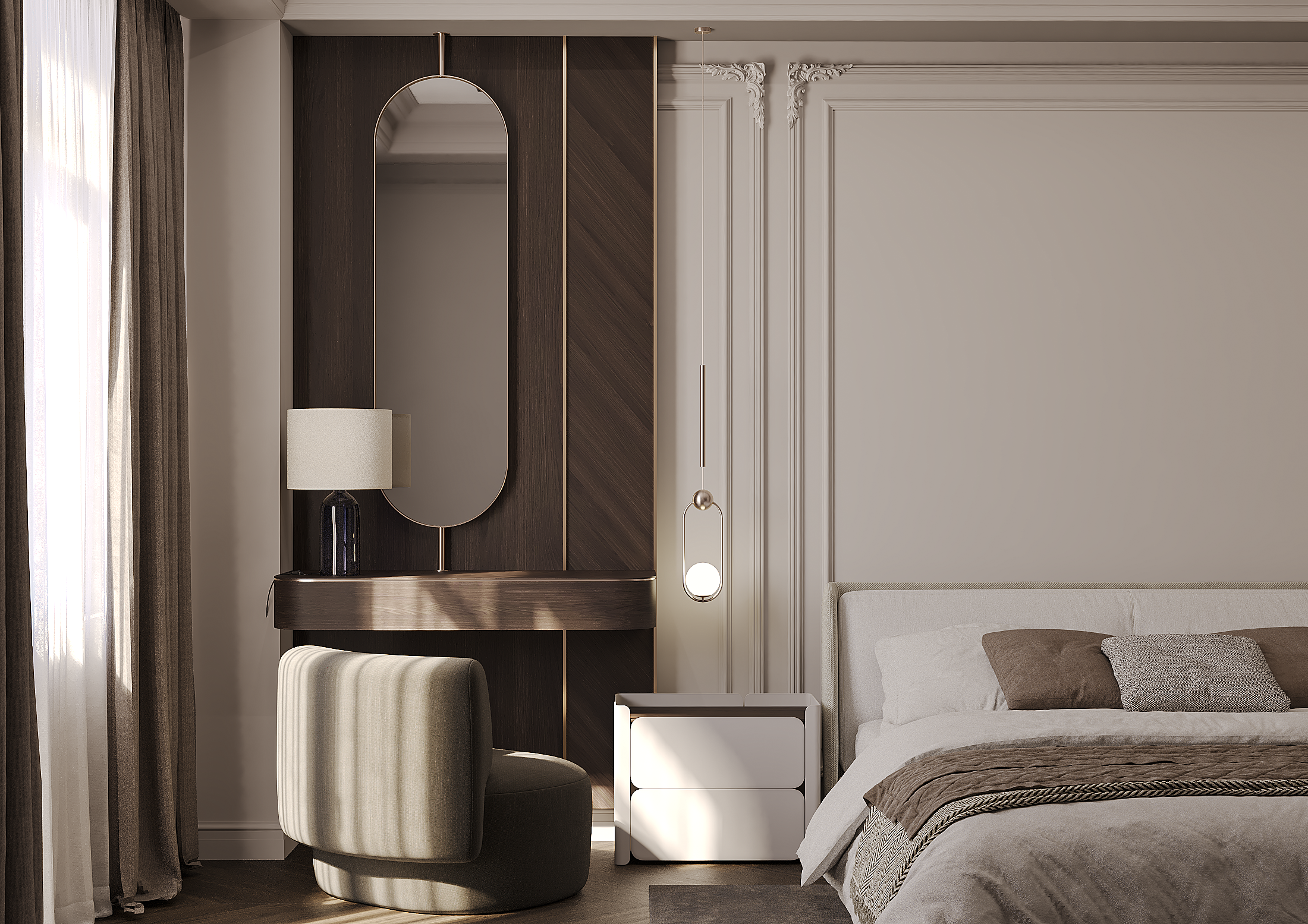 新古典卧室设计丨亚美尼亚丨Any Vardanyan,toon.project-12