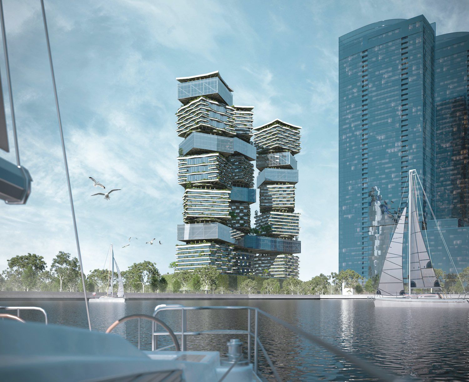 新加坡“层级塔楼” | 共享生活的新模式-11