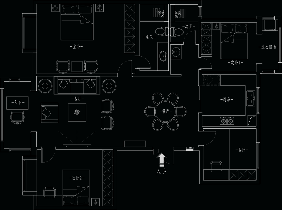 万科润园丨中国西安丨西安.大小空间设计-36