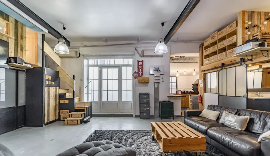 尼斯旧车库改造的纽约风格 loft-3