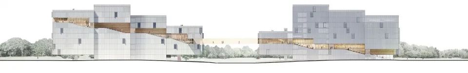 Grand morillon 学生宿舍丨瑞士日内瓦丨隈研吾建筑都市设计事务所,CCHE Lausanne-14