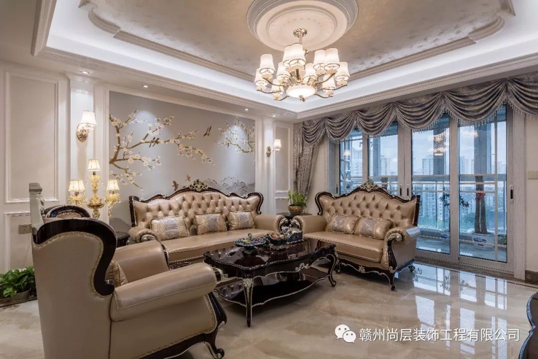 赣州中央星城简约欧风家居设计-26