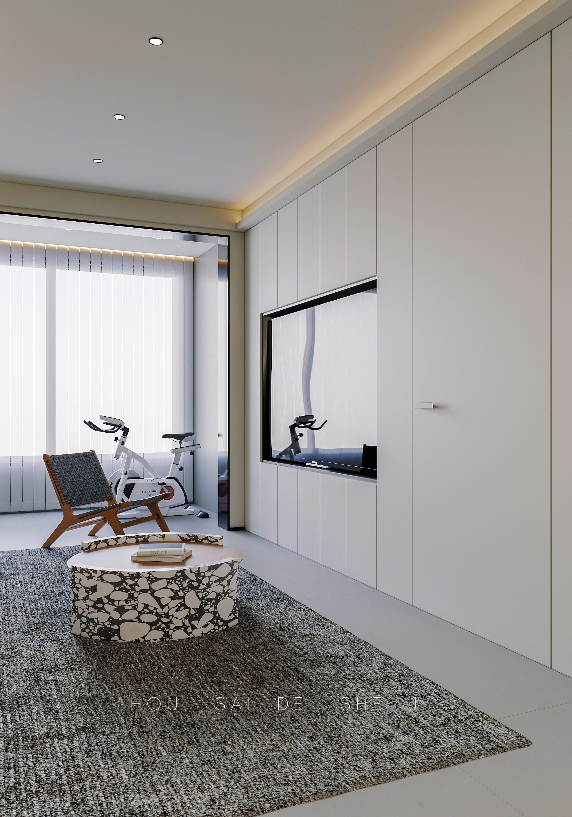 现代极简风格室内设计丨中国河北丨HSD 空间设计-12