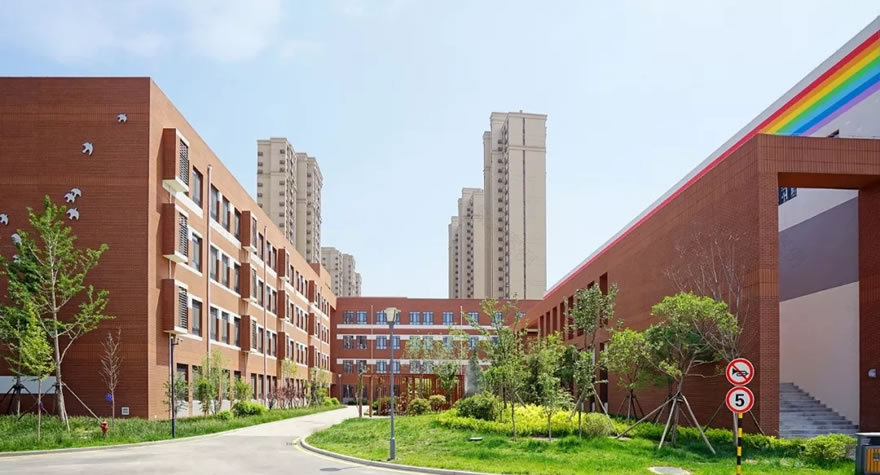 济南祥泰实验学校设计 | 巧妙布局与活力色彩的融合-20