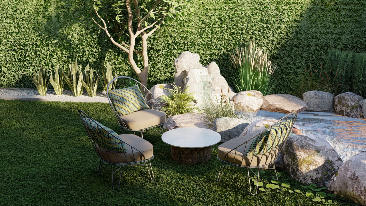 马斯喀特景观与鱼塘设计丨阿联酋阿布扎比-2