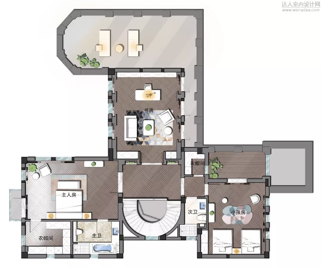 观享际设计 | 在37.2℃遇见最心动的家680㎡-69