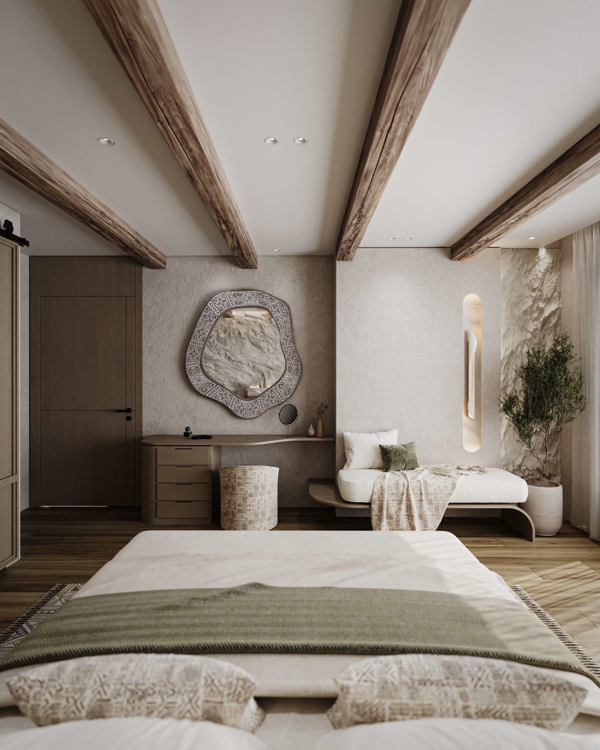 斯维安卧室设计（注：SIWIAN可能是特定的人名、地名或品牌名等，如果有更准确的对应信息，以实际为准）丨EgyptAlexandria丨Hammoud Architects-12