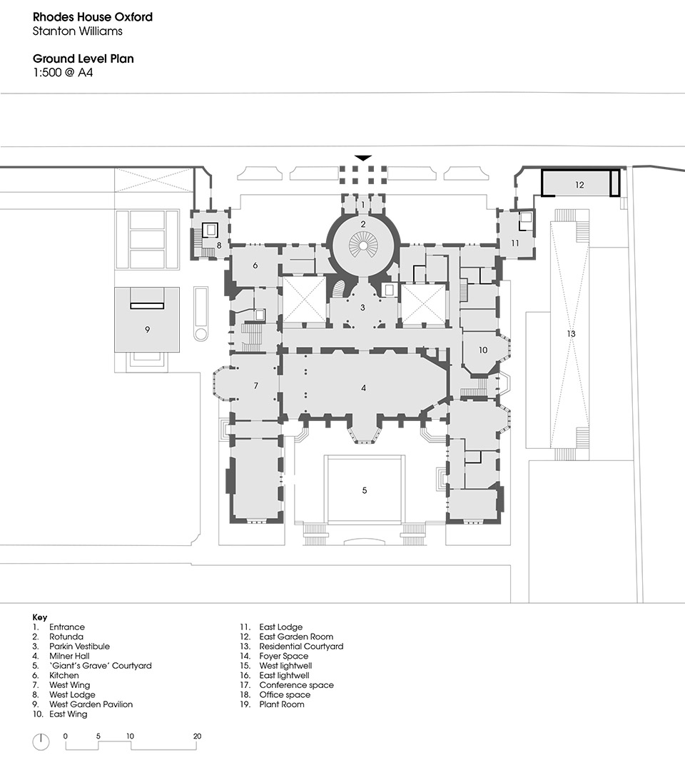 Rhodes基金会总部改造丨英国牛津丨Stanton Williams-78