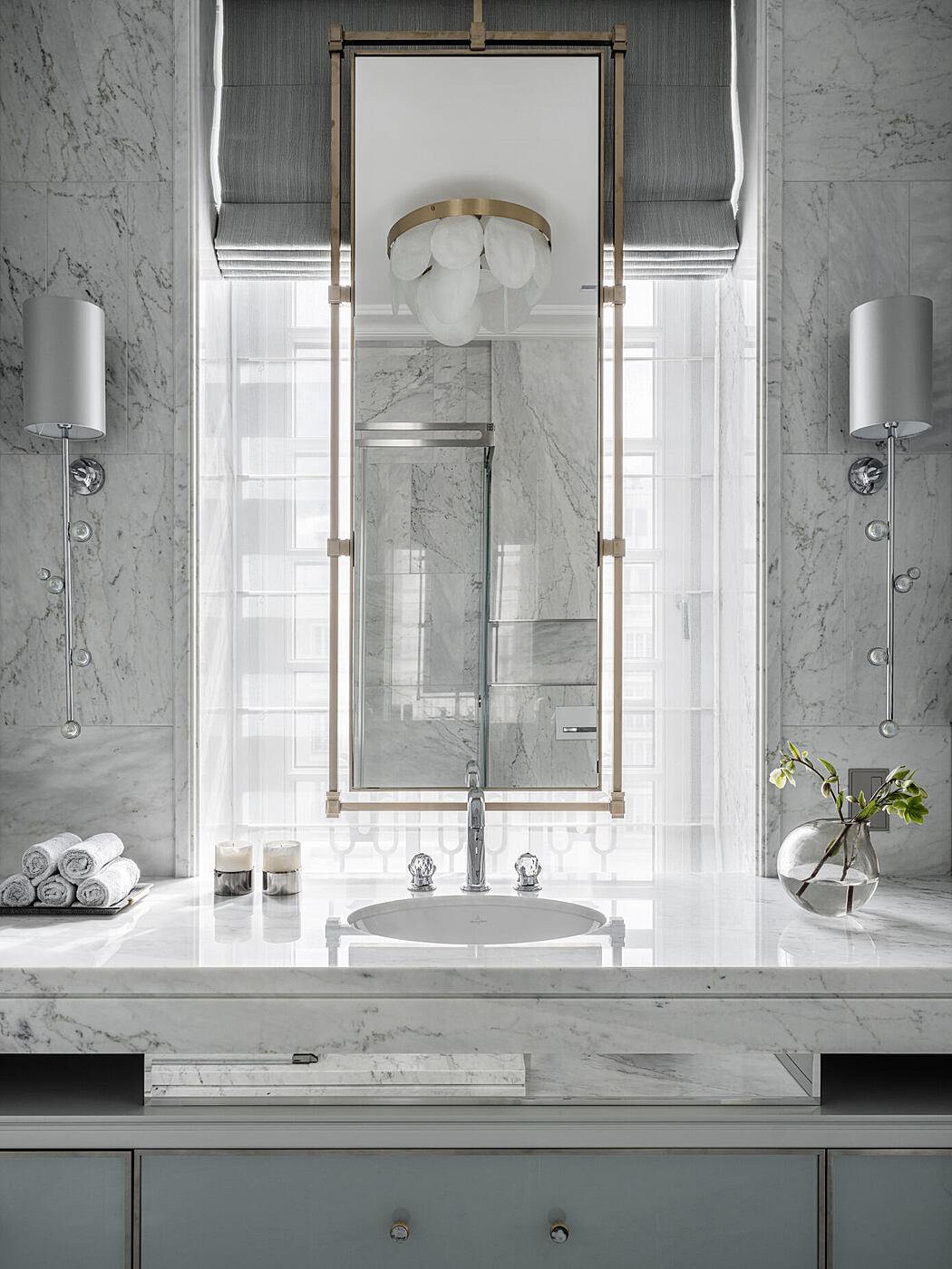 白色与中性公寓丨O&A London-18