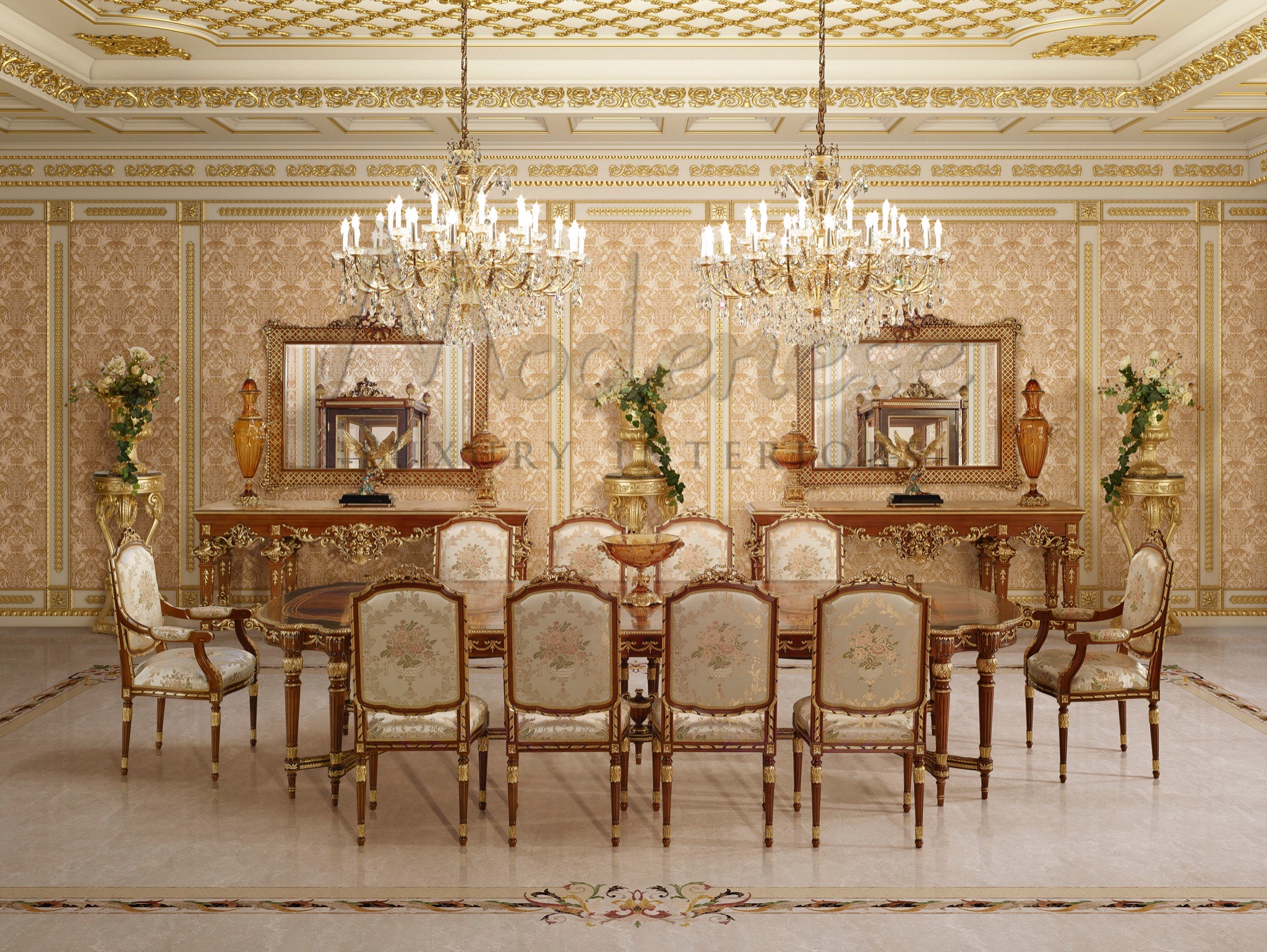 华丽高端餐厅丨MODENESE Luxury Interiors-8
