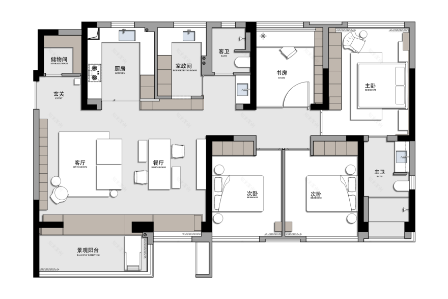 把图书馆搬进客厅,装得下书籍也盛满了陪伴 · 拾光悠然设计-46