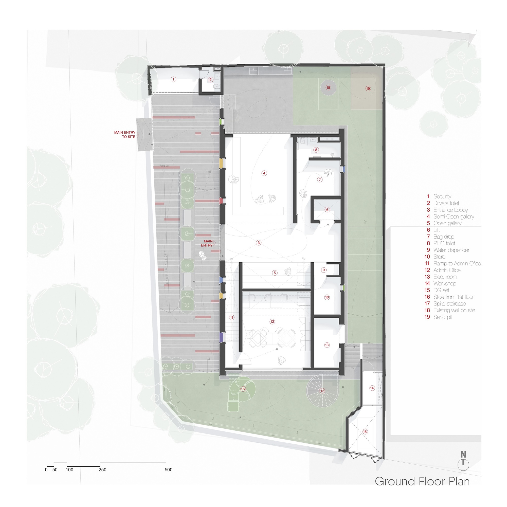 Quest 学习中心丨印度金奈丨KSM 建筑事务所-42