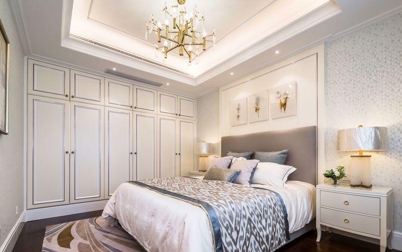 义乌万厦御园法式轻奢风格样板房设计-16